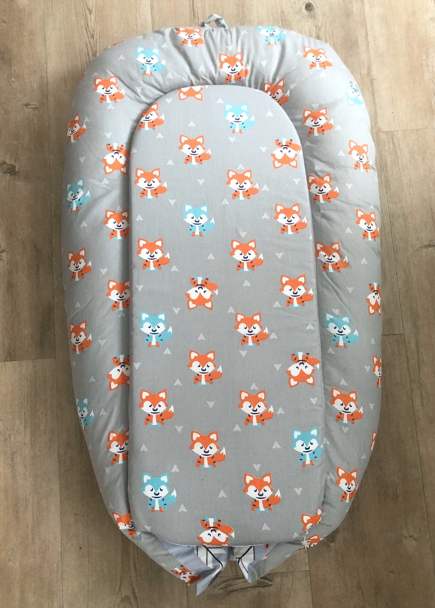 MPJ Organic Cotton Baby Nest Lounger (5 Designs) - Pupsik Singapore