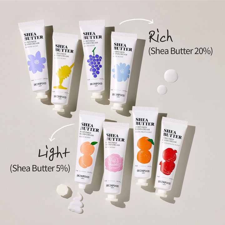 Skinfood Shea Butter Perfumed Hand Cream, 30ml - Rose (Exp 03/27)