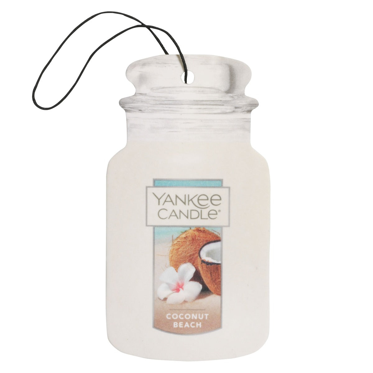Yankee Candle Hanging Paper Car Jar (1pk) - Coconut Beach