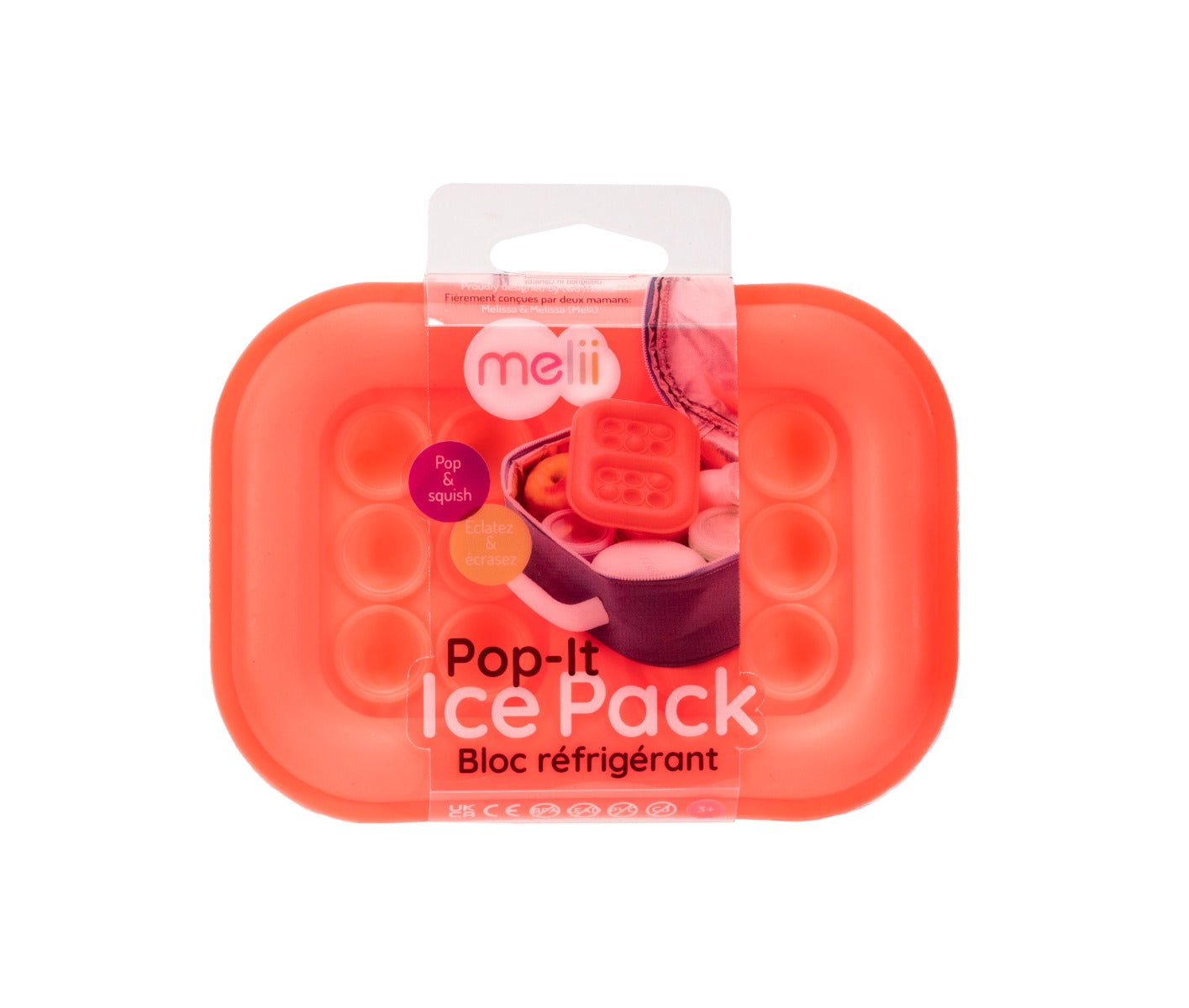 Melii Pop-It Ice Pack, 1pk (3 Colours) - Pupsik Singapore