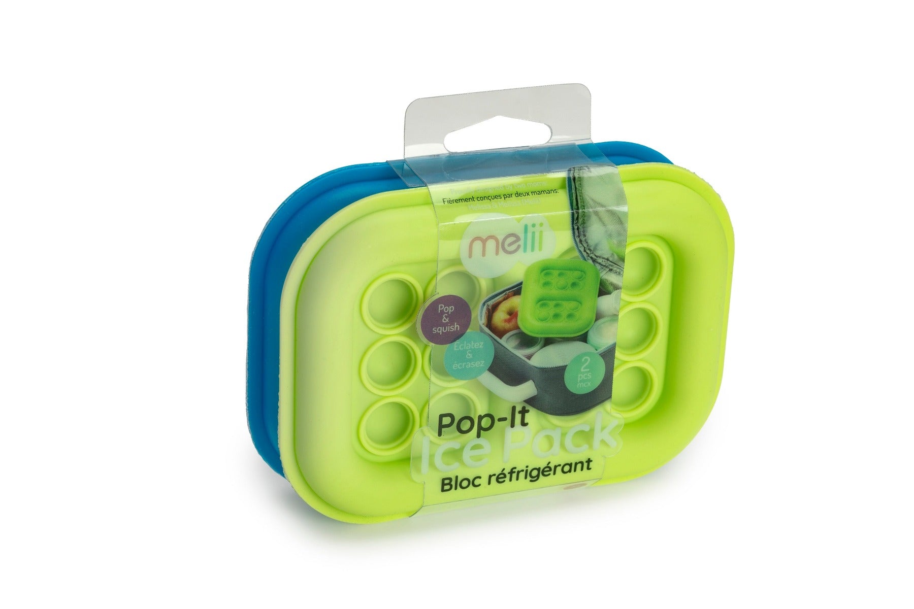 Melii Pop-It Ice Pack, 2pk (2 Colours) - Pupsik Singapore
