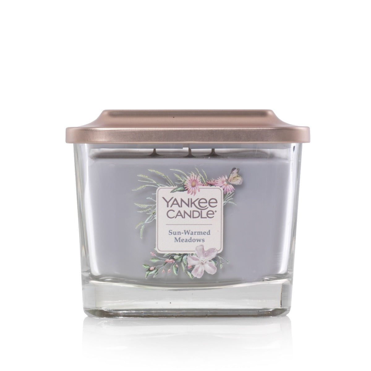 Yankee Candle Medium 3-Wick Square Candle (12.25oz) - Sun-Warmed Meadows