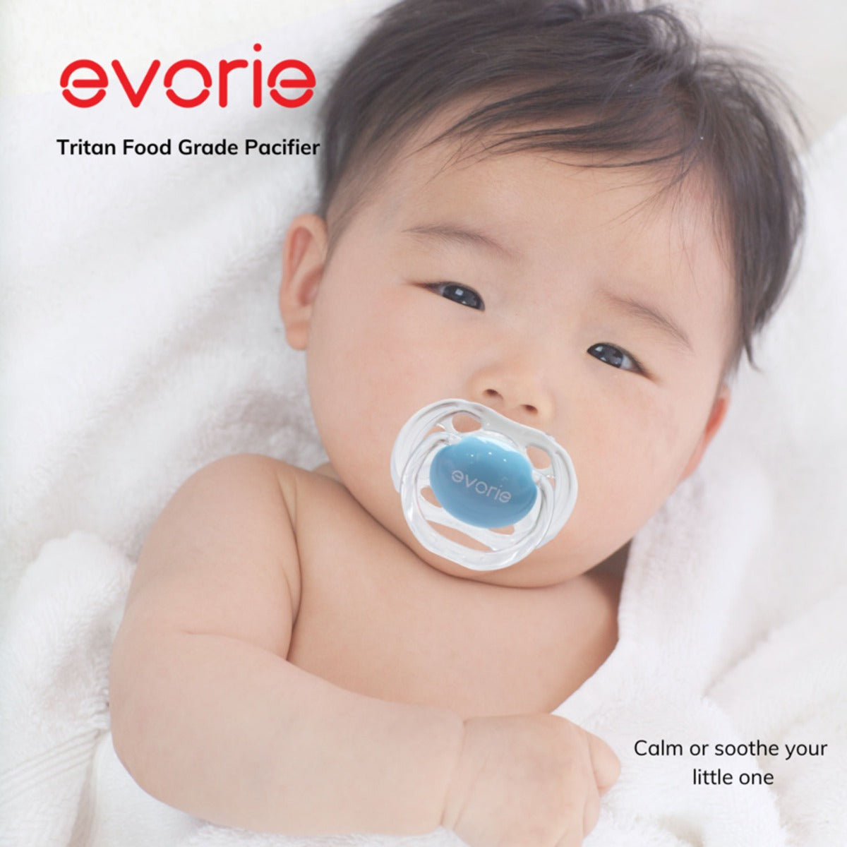 Evorie Tritan Pacifier, 6-18M (3 Colors) - Pupsik Singapore
