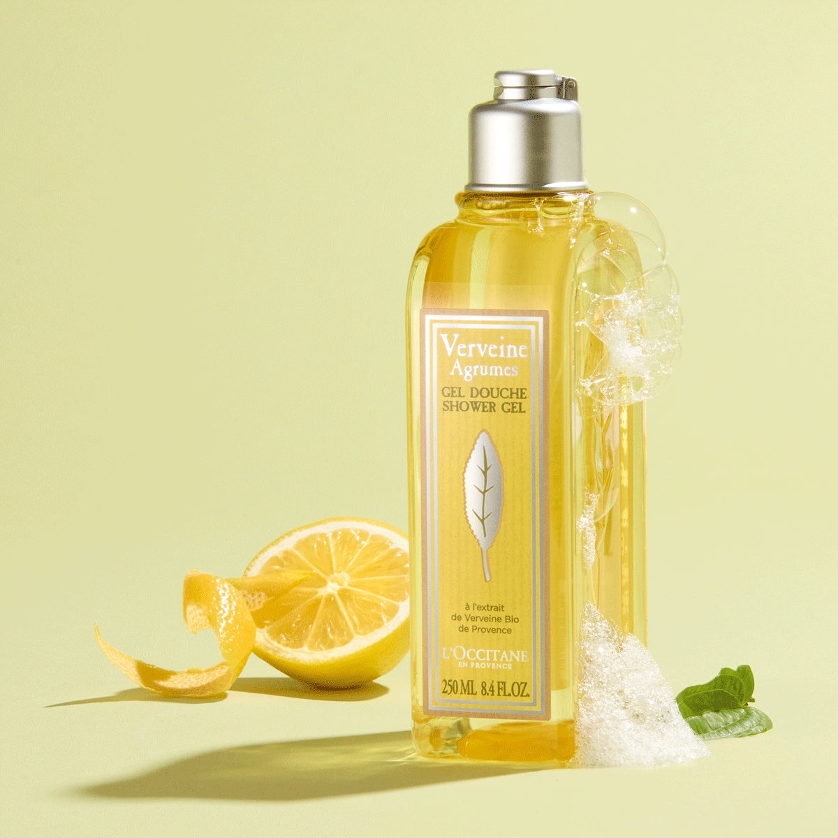 L'Occitane Citrus Verveine (Verbena) Shower Gel (250ml) - Exp 06/27