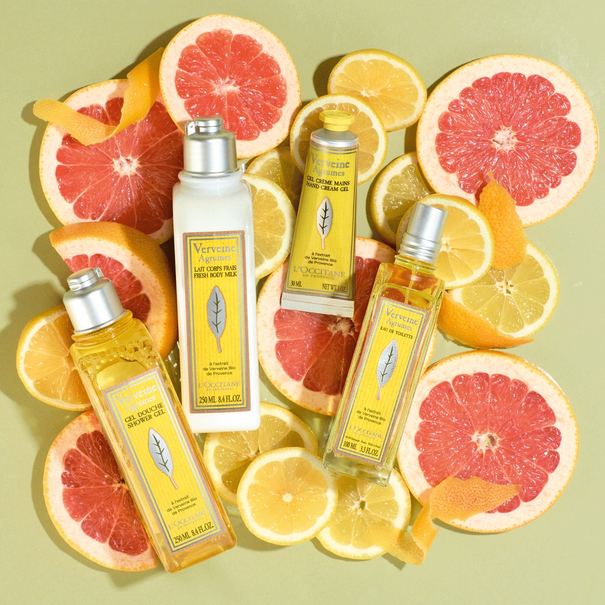 L'Occitane Citrus Verveine (Verbena) Shower Gel (250ml) - Exp 06/27