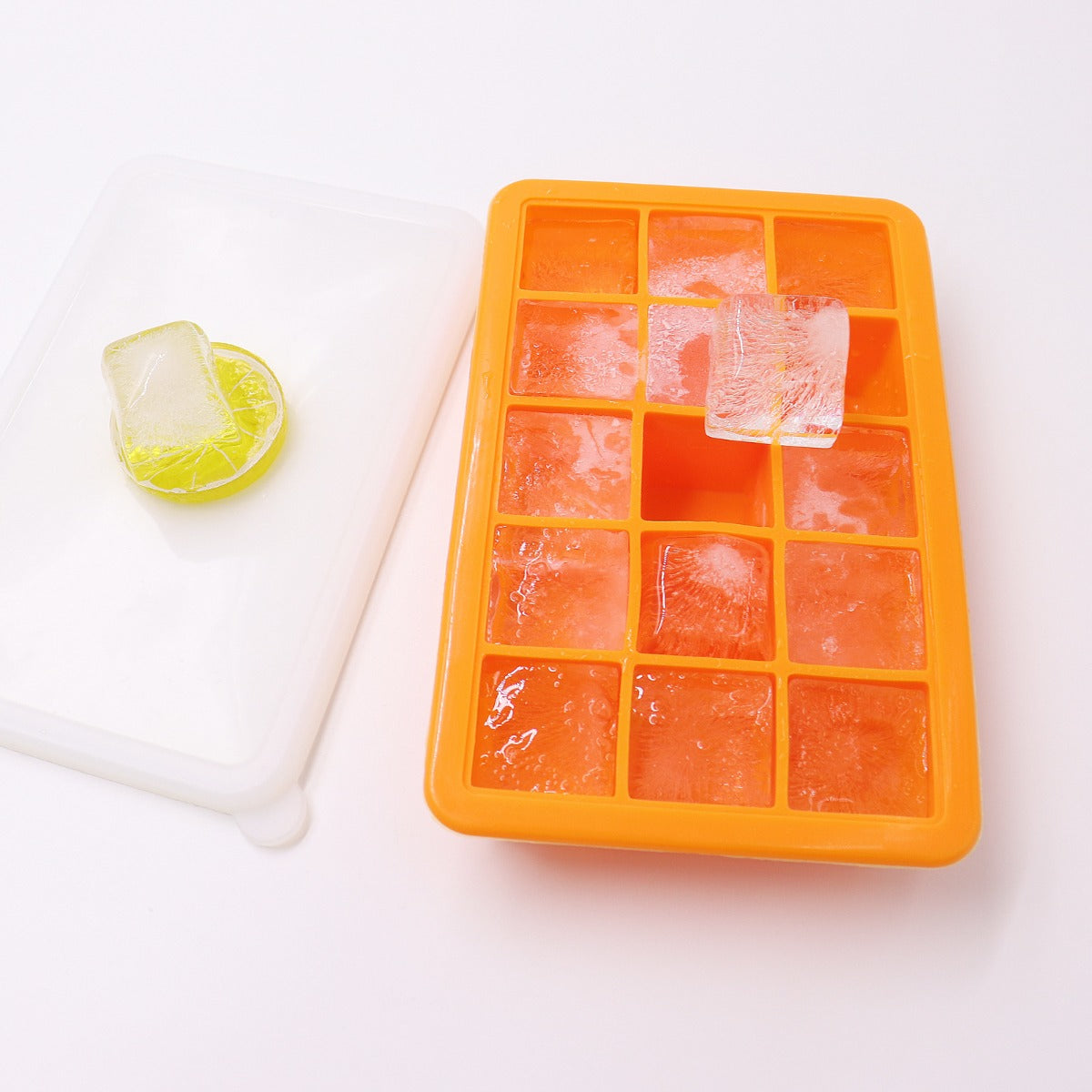Biomom Pop N Go Silicone Food Portion Freezer Tray with Lid, 15 x 32ml (7 Colors)