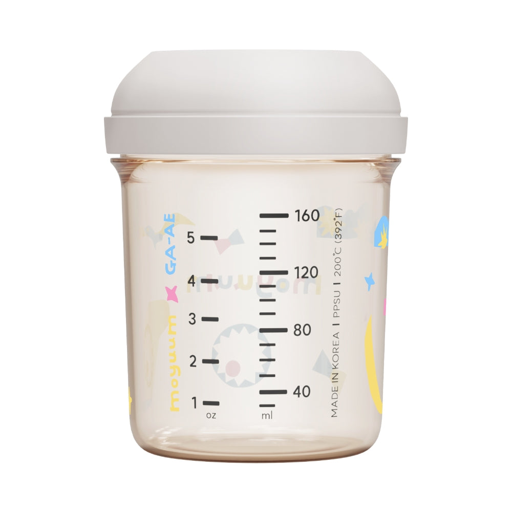 Moyuum mov.aa PPSU Wide Neck Baby Bottle, 160/250ml (3 Colors)