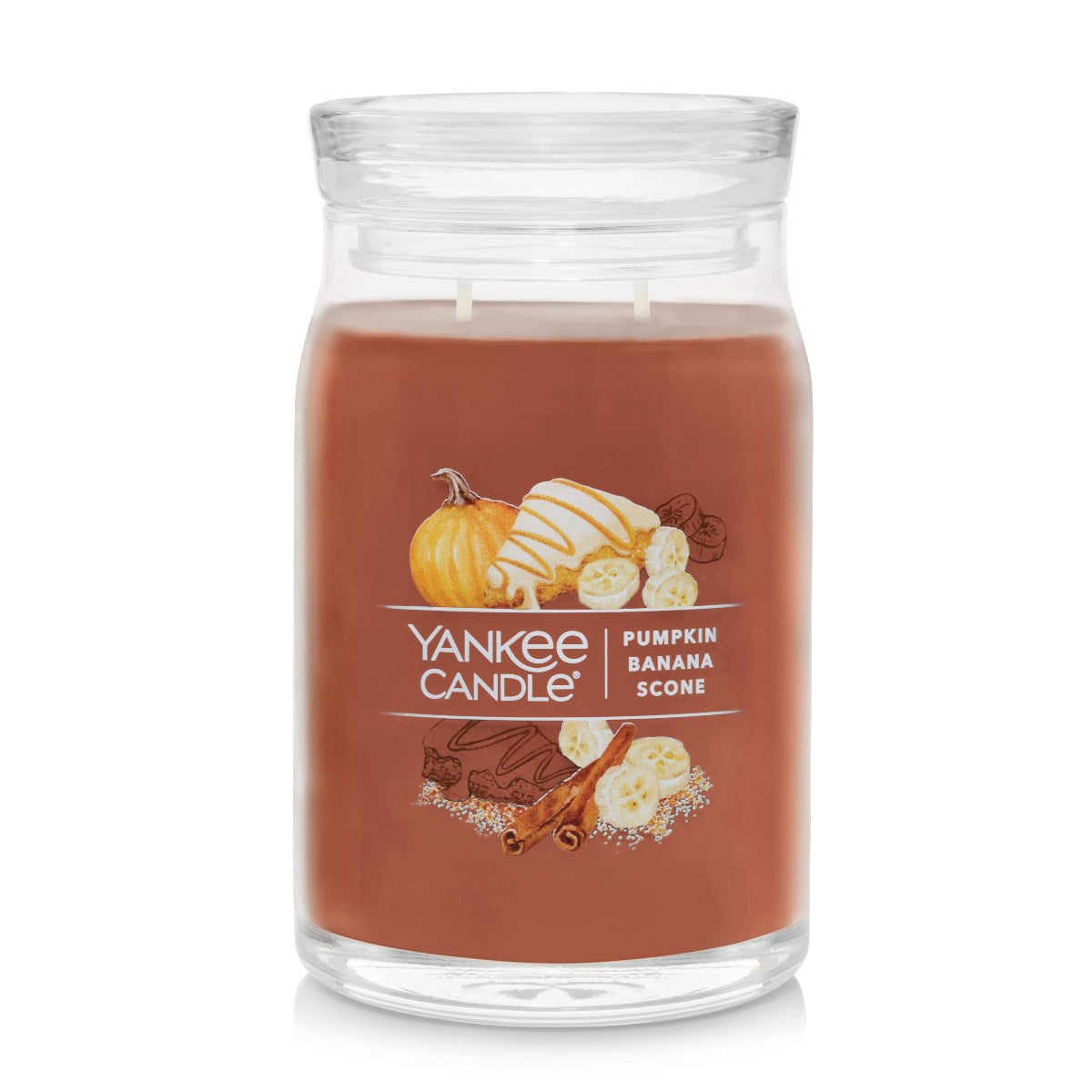 Yankee Candle Signature Large Jar Candle, 2-wicks (20oz) - Pumpkin Banana Scone