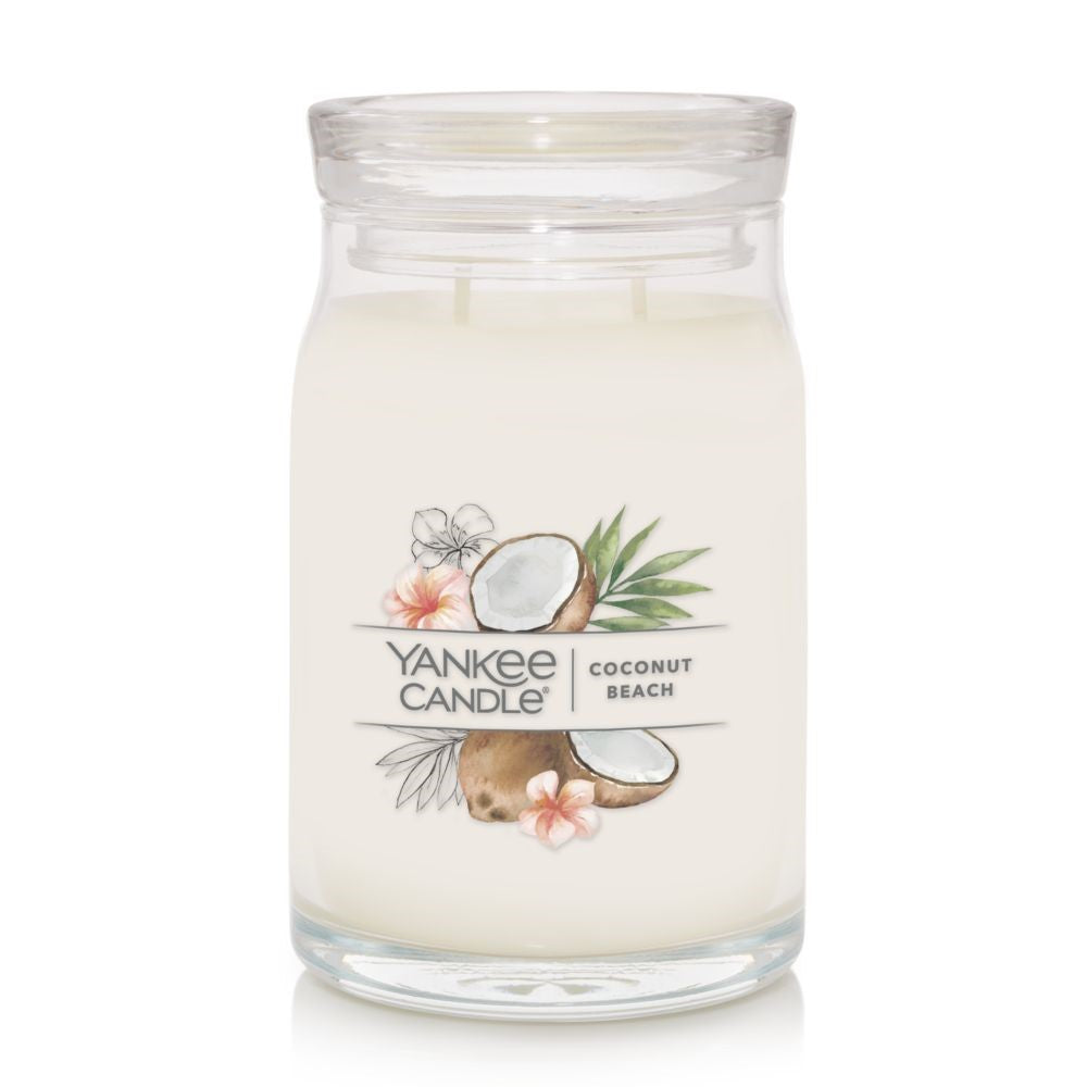 Yankee Candle Signature Large Jar Candle, 2-wicks (20oz) - Coconut Beach