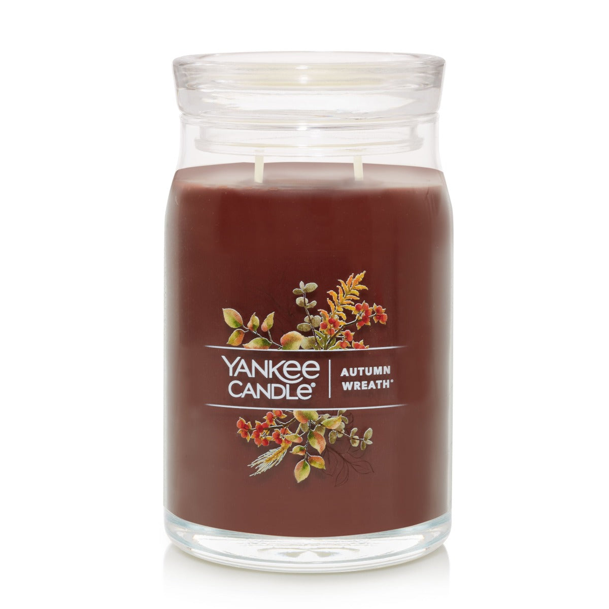 Yankee Candle Signature Large Jar Candle, 2-wicks (20oz) - Autumn Wreath