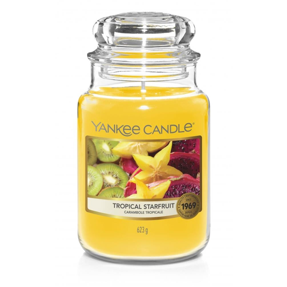 Yankee Candle Large Jar Candle (22oz) -  Tropical Starfruit