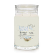 Yankee Candle Signature Large Jar Candle, 2-wicks (20oz) - Clean Cotton