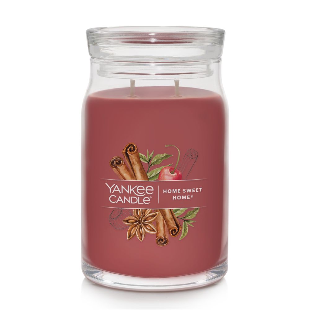 Yankee Candle Signature Large Jar Candle, 2-wicks (20oz) - Home Sweet Home