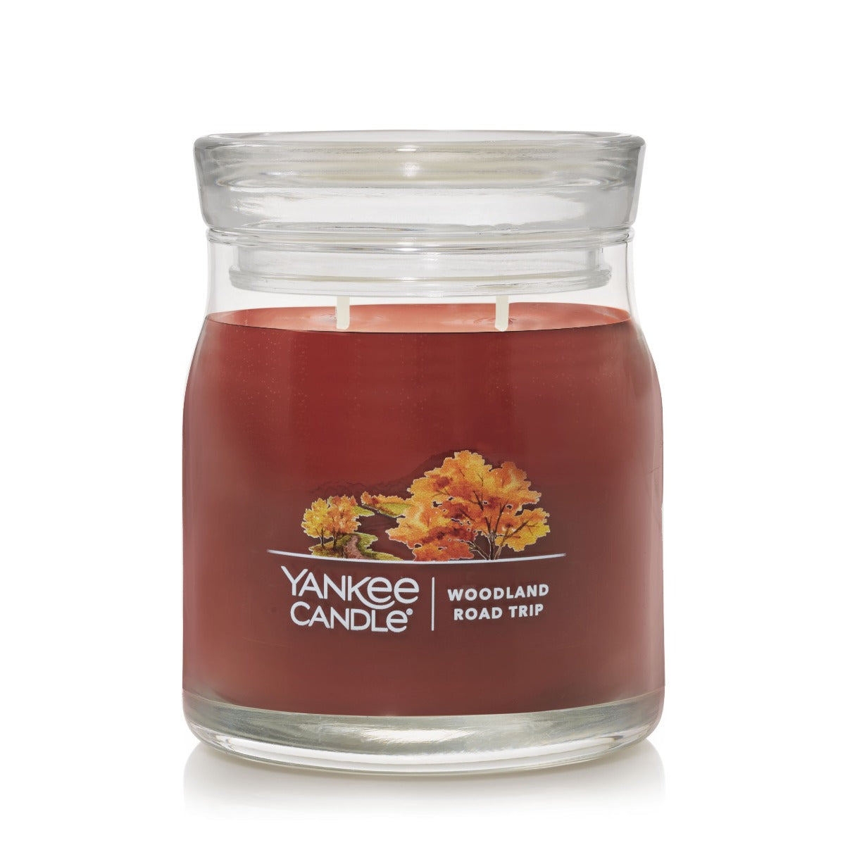 Yankee Candle Signature Medium Jar Candle, 2-wicks (13oz) - Woodland Road Trip