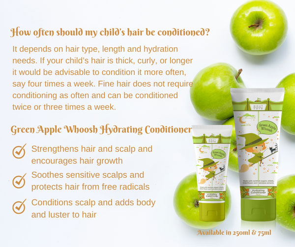 pout Care Green Apple Whoosh Hydrating Conditioner, 250ml (exp 12/27)