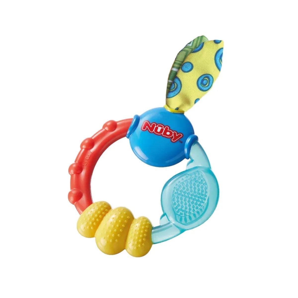 Nuby Wacky Teething Ring (Assorted Colours) | Pupsik Singapore