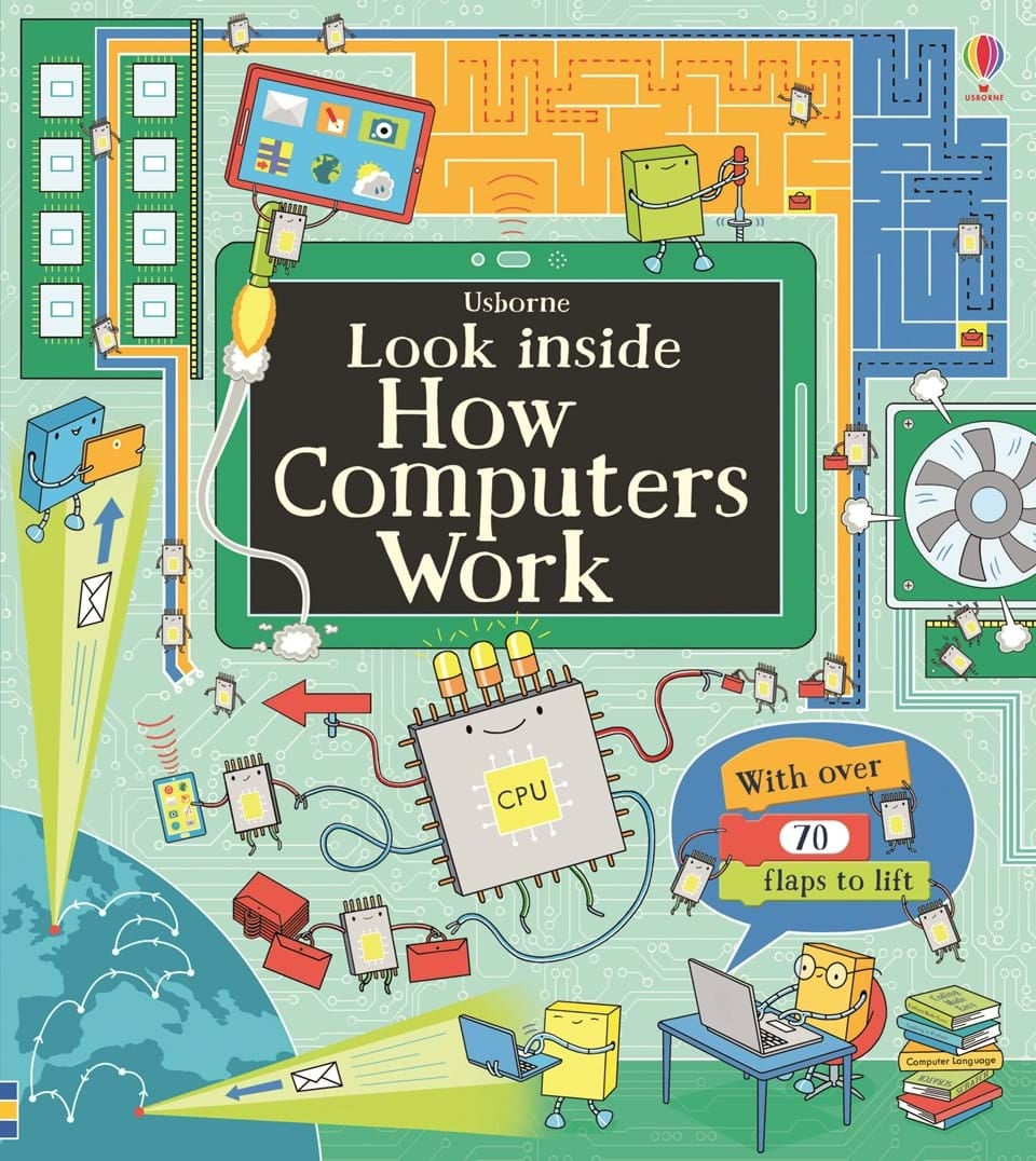 Usborne Lift-the-Flap Look Inside Book (10 Types) - Pupsik Singapore