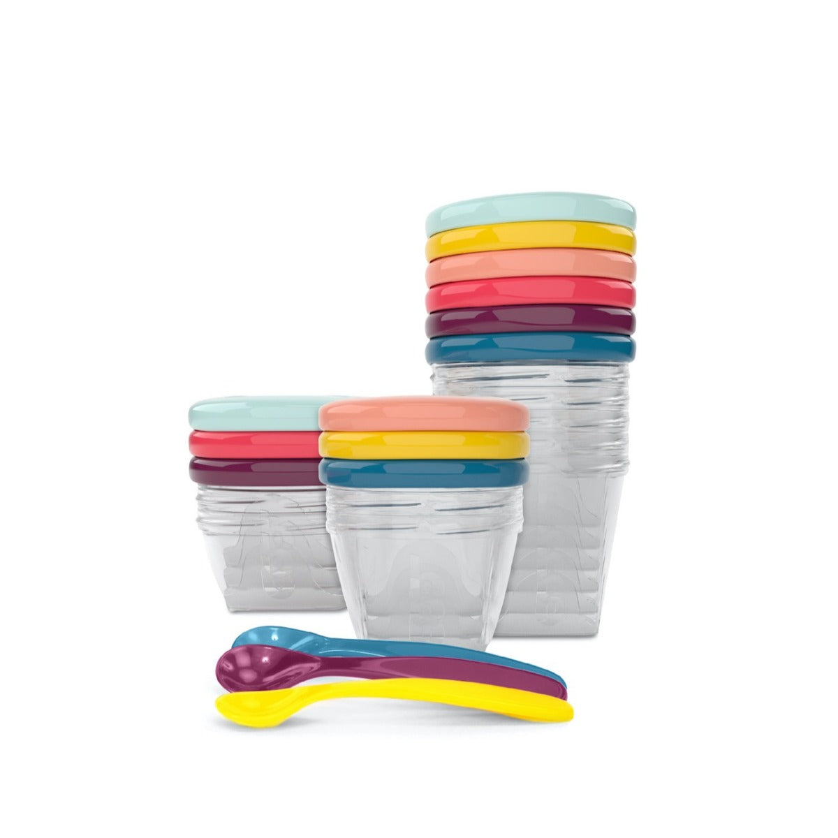 Babymoov Babybols Food Storage Container + Spoons (Multi Set)
