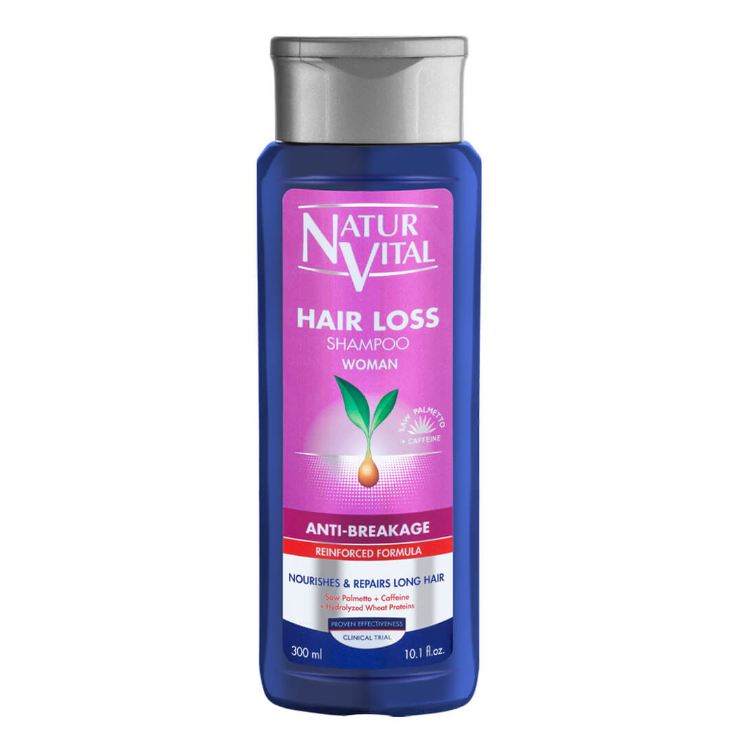 NaturVital Anti-Breakage Hair Loss Shampoo for Women, 300ml (Exp 07/28)