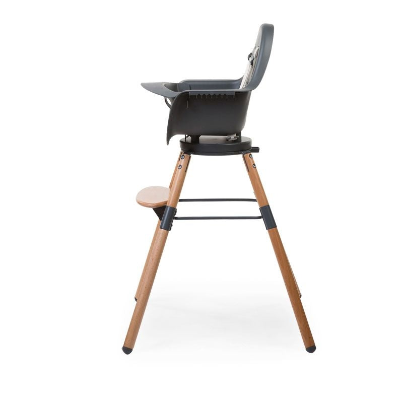 Childhome Evolu ONE.80 Swivel High Chair - Anthracite