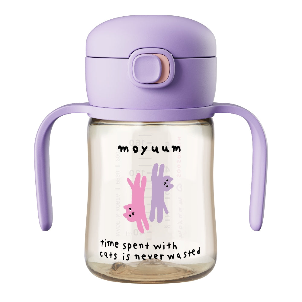 Moyuum PPSU All-in-One One-Touch Straw Bottle, 170/270/330ml (3 Designs)