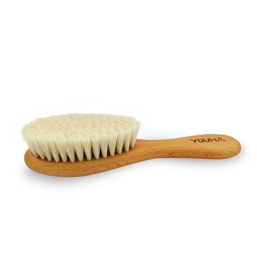 Youha Wooden Goats Wool Baby Hairbrush