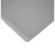 Childhome Jersey Cotton Fitted Cot Sheet (60x120cm) - Melange Grey
