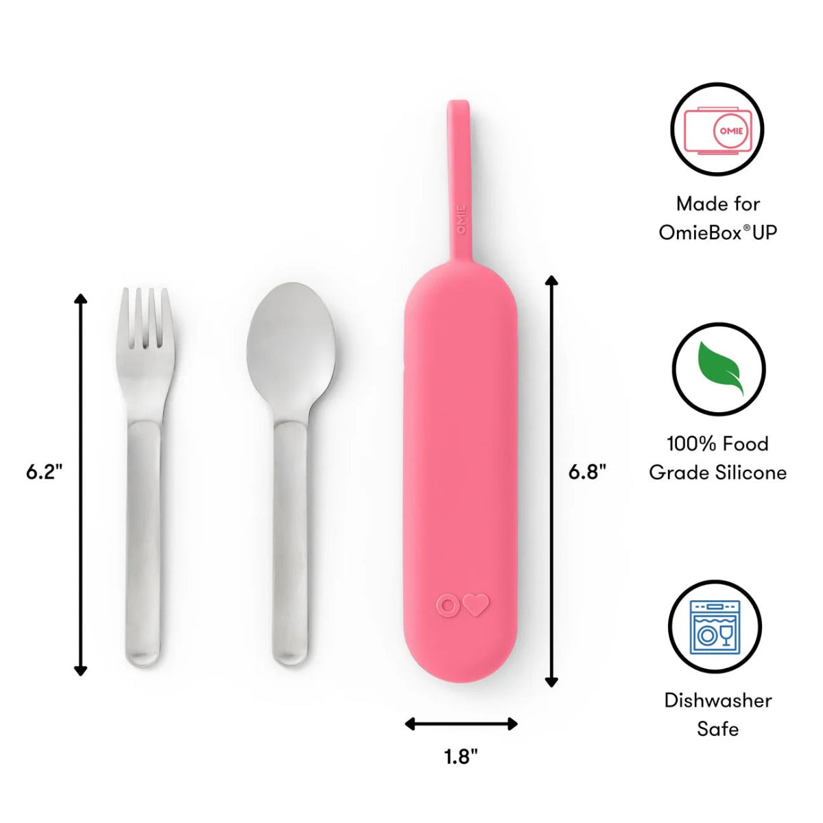 OmieBox UP Pod & Utensil Set (4 Colors)