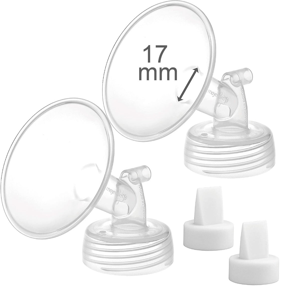 Maymom Flange for Spectra with Valve (Wide-Neck), 2pc (17 Sizes) - Pupsik Singapore
