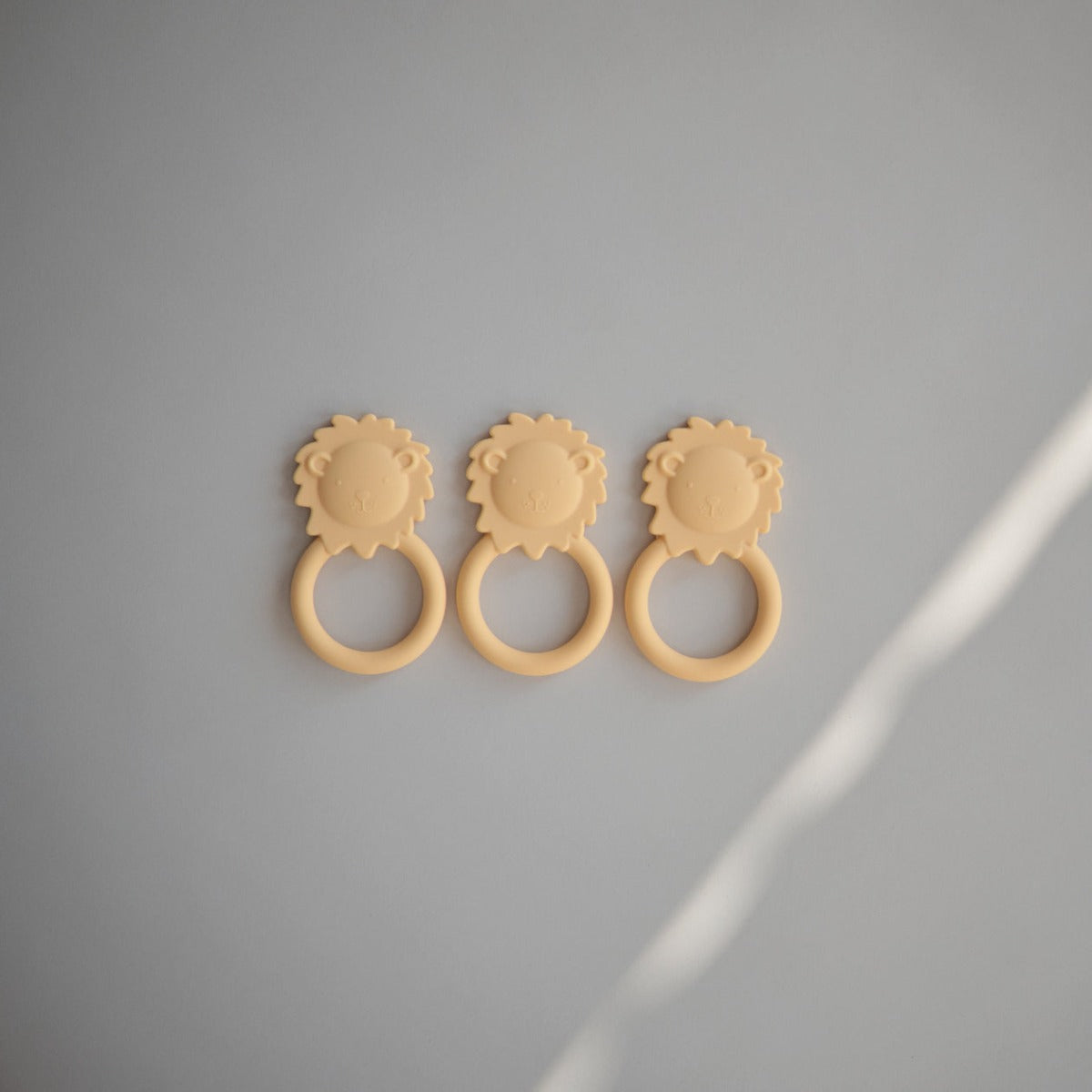 Mushie Silicone Animal Teether Ring (4 Designs) - Pupsik Singapore