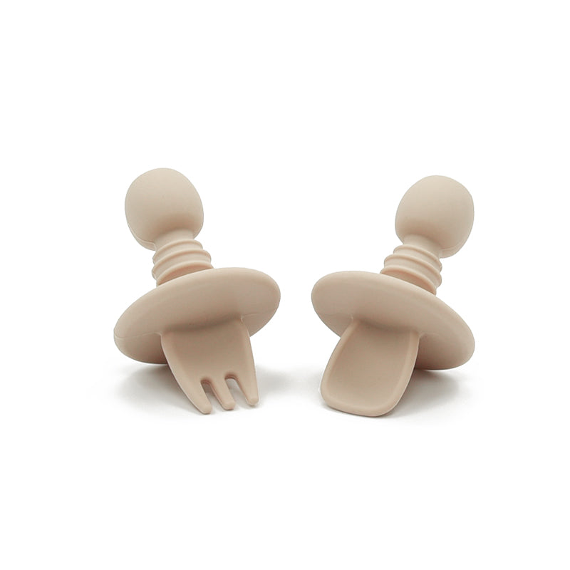 Biomom Baby's First Fork and Spoon (2 Colors)