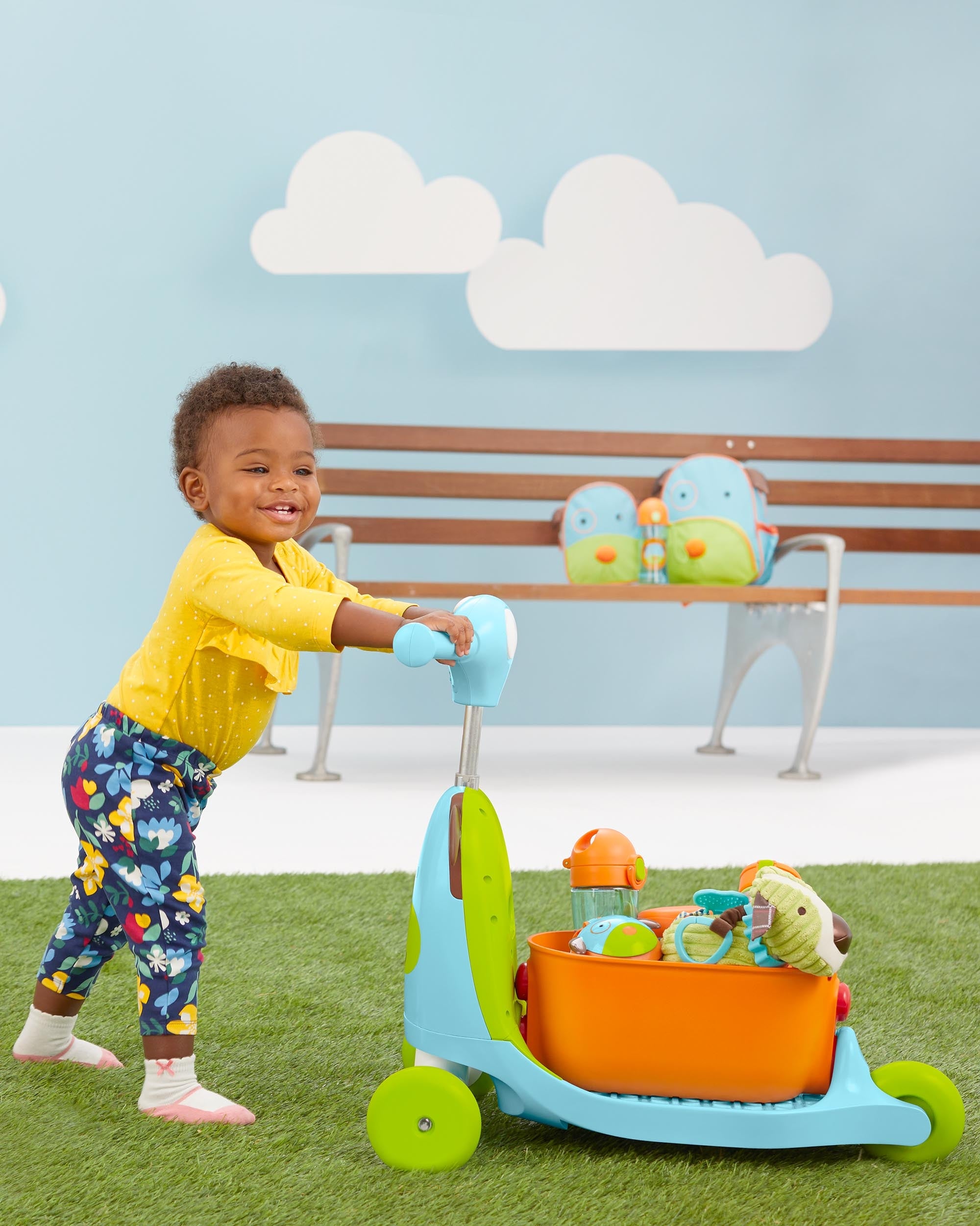 Skip Hop Zoo 3-In-1 Ride On Toy (2 Designs) - Pupsik Singapore