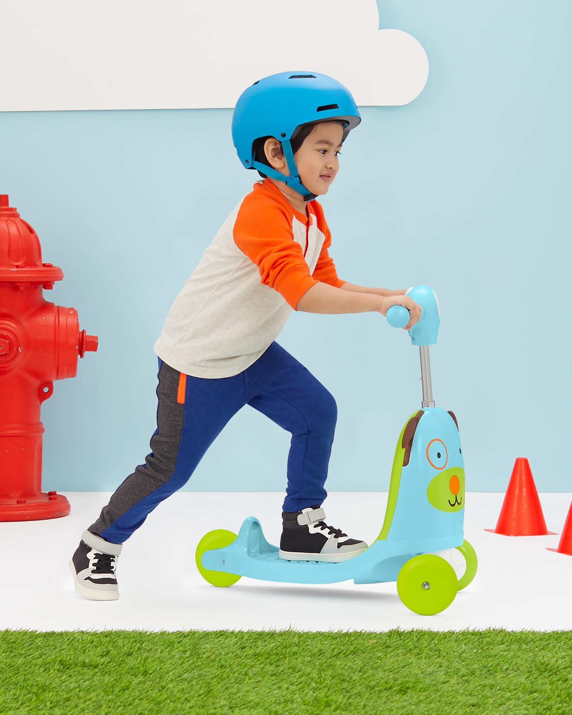 Skip Hop Zoo 3-In-1 Ride On Toy (2 Designs) - Pupsik Singapore