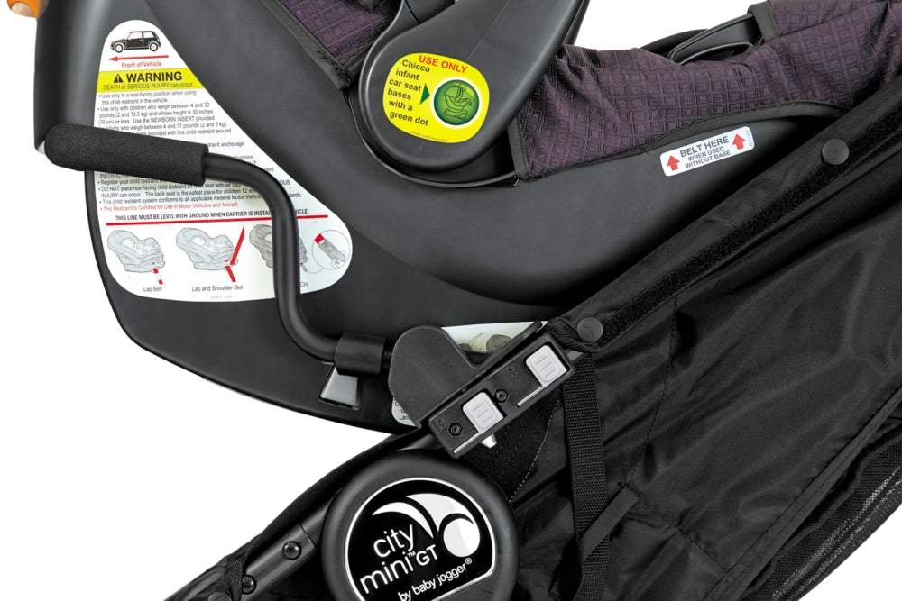 Baby Jogger Car Seat Adapter for City Mini/Summit Single - Chicco/Peg Perego/Cosco Scenera