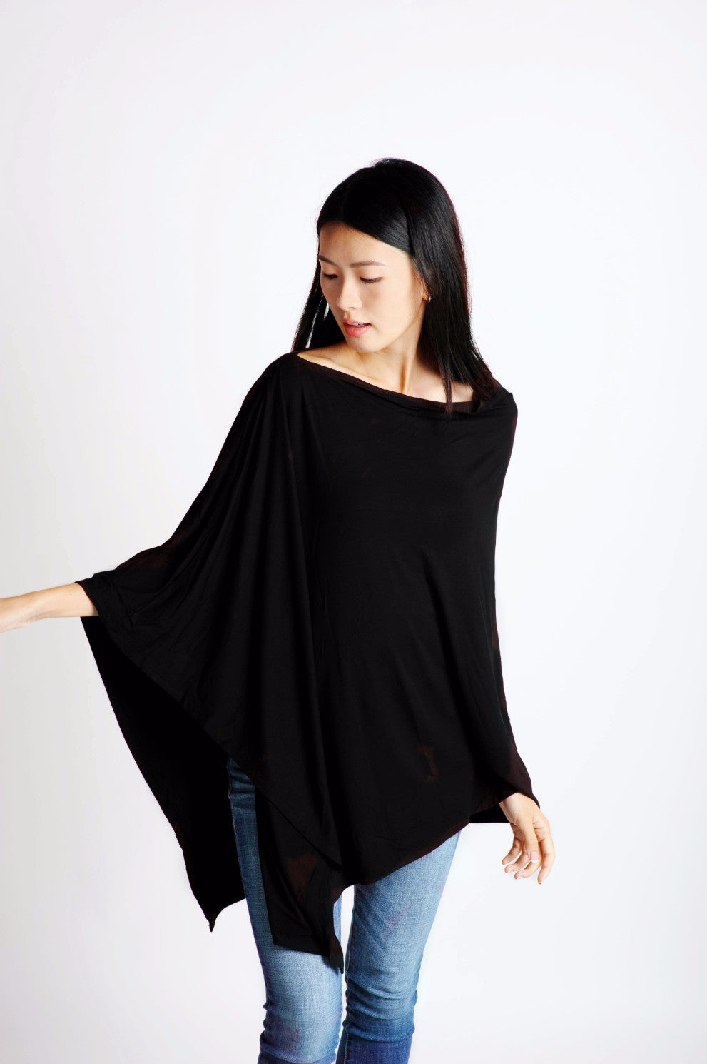 MPJ Bamboo Nursing Poncho, Regular/XL (14 Types) - Pupsik Singapore