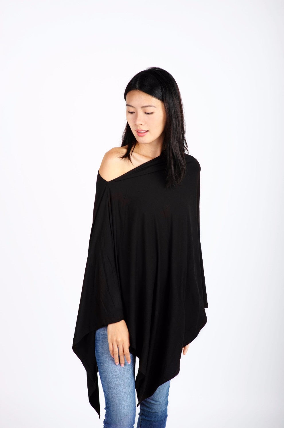 MPJ Bamboo Nursing Poncho, Regular/XL (14 Types) - Pupsik Singapore