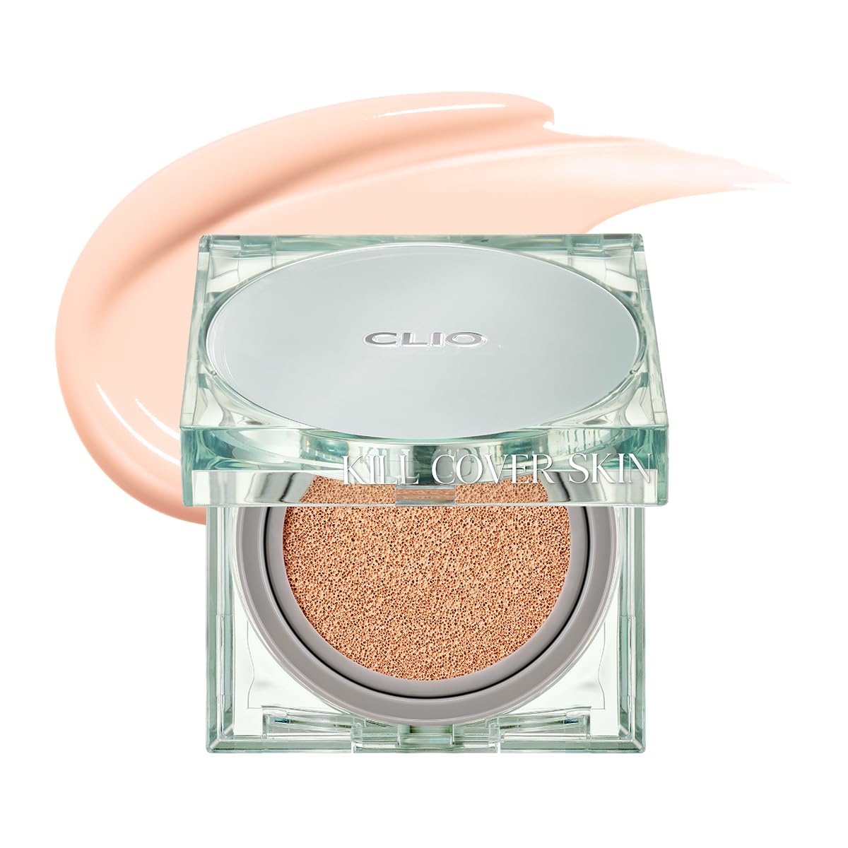 CLIO Kill Cover Skin Fixer Cushion + Refill Set - SPF50+ PA+++, 15g + 15g (5 Shades) - Pupsik Singapore