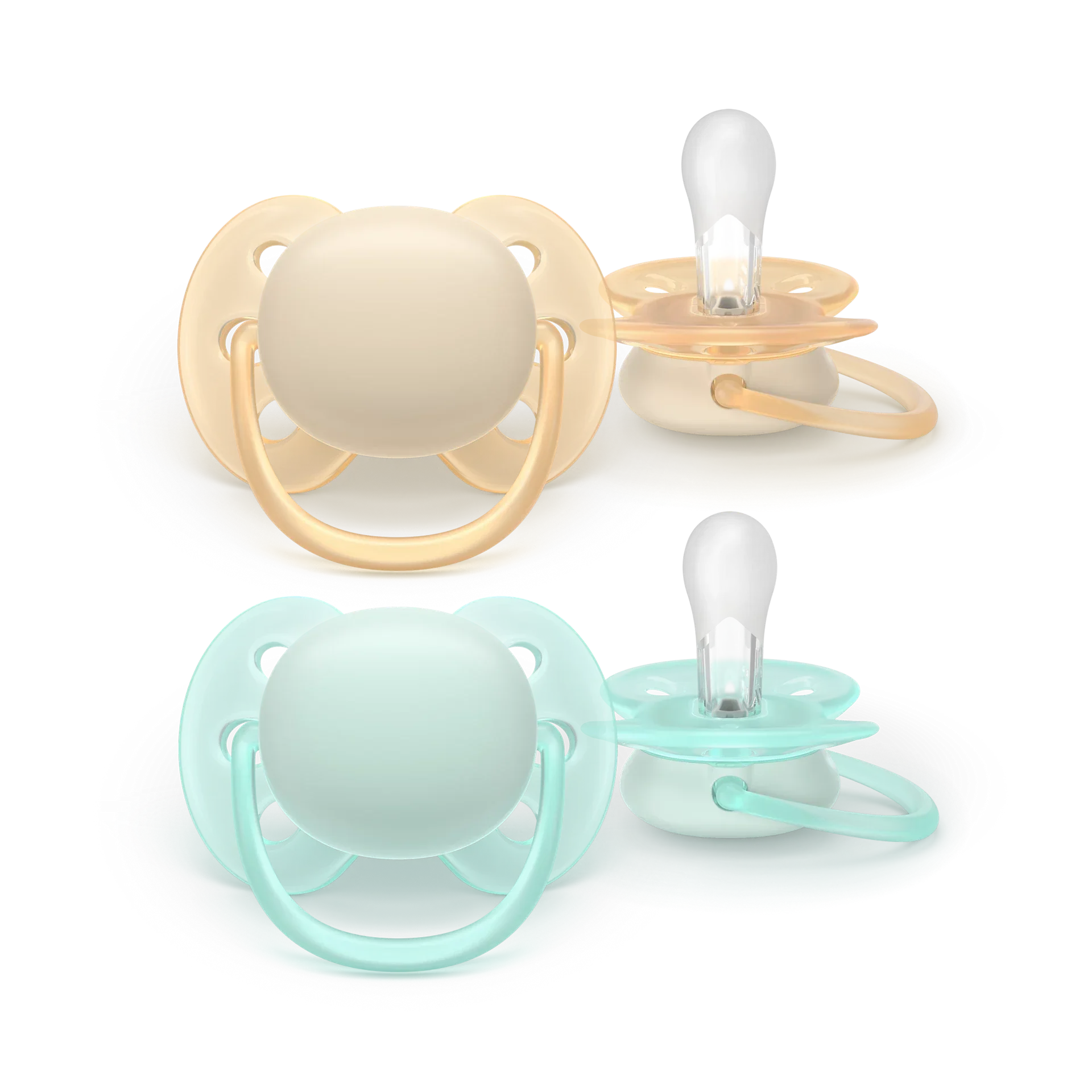 Philips Avent Ultra Soft Pacifiers, 2pk - 3 Sizes (11 Designs) - Pupsik Singapore