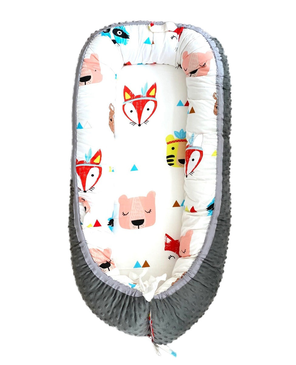 MPJ Organic Cotton Baby Nest Lounger (5 Designs)