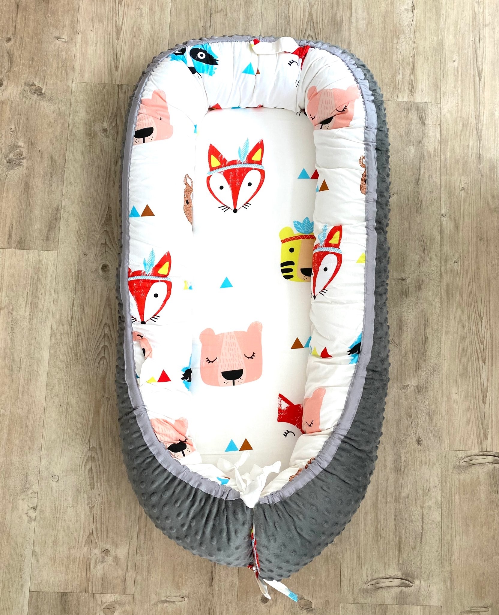 MPJ Organic Cotton Baby Nest Lounger (5 Designs)