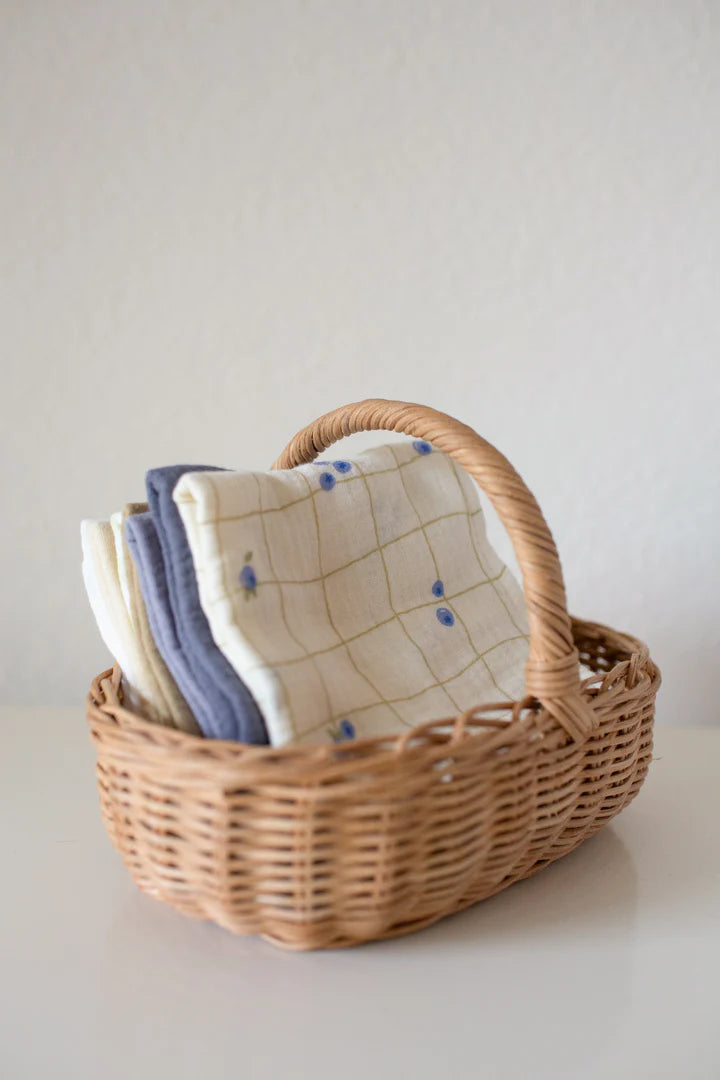 Soft Spot Squares Wash Cloth Set, 7pcs (4 Colors)