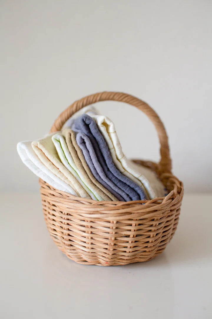 Soft Spot Squares Wash Cloth Set, 7pcs (4 Colors)