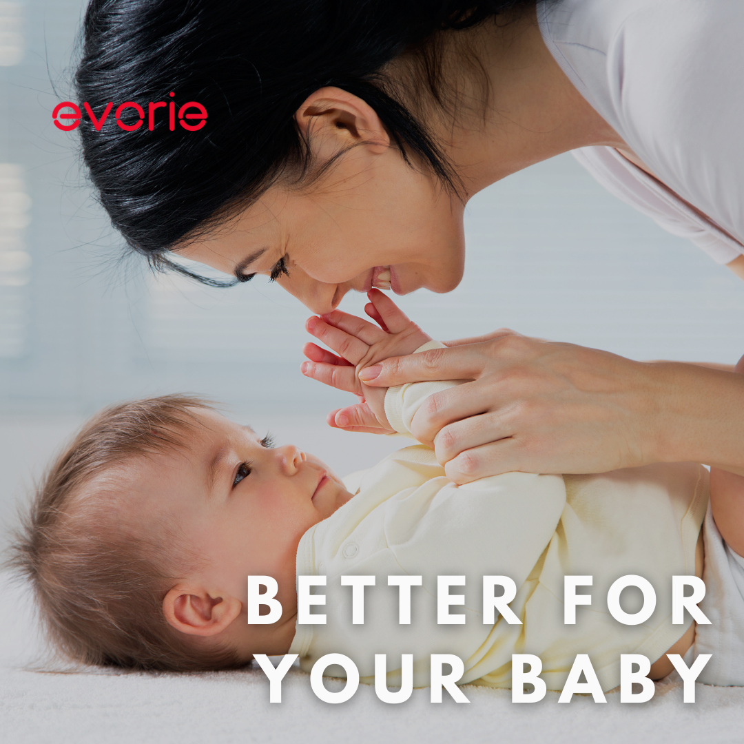 Evorie Tritan Wide-Neck Baby Milk Bottle (160ml/5oz) (3 Colors) - Pupsik Singapore