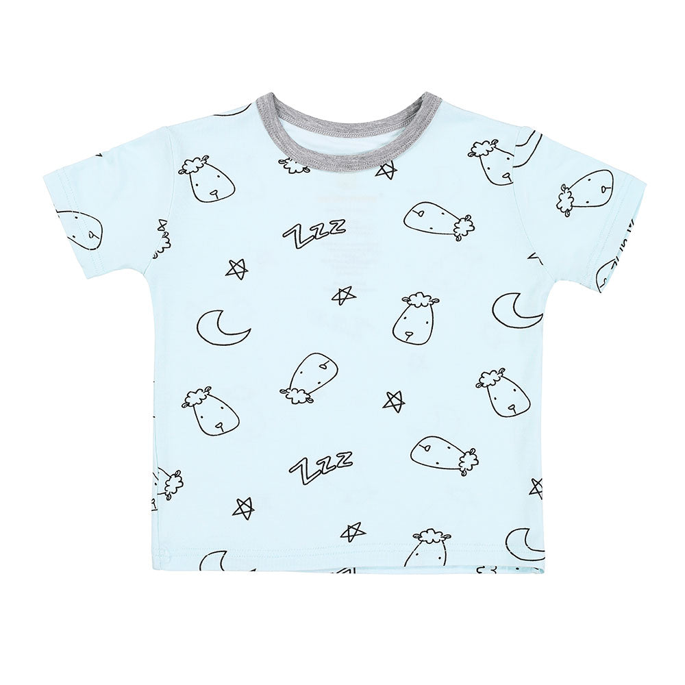 Baa Baa Sheepz Unisex Short Sleeve T-Shirt - Sweet Dreams Baa Baa Blue (3 Sizes)
