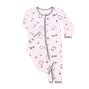 Baa Baa Sheepz Baby Zip Romper - Sweet Dreams Baa Baa Pink (4 Sizes)