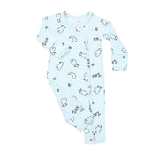 Baa Baa Sheepz Baby Side Snap Romper - Sweet Dreams Baa Baa Blue (2 Sizes)