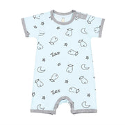 Baa Baa Sheepz Baby Short Sleeve Romper - Sweet Dreams Baa Baa Blue (4 Sizes)