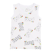 Baa Baa Sheepz Sleeveless Shirt - Buddy Me Everywhere Milk