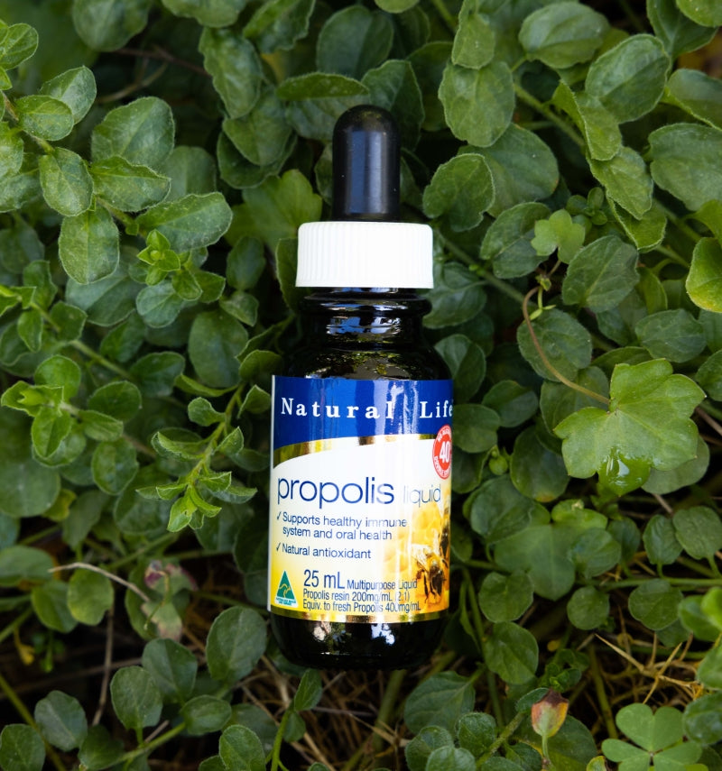 Natural Life Propolis Double Strength Liquid Drops (40%), 25ml (Exp 07/27)