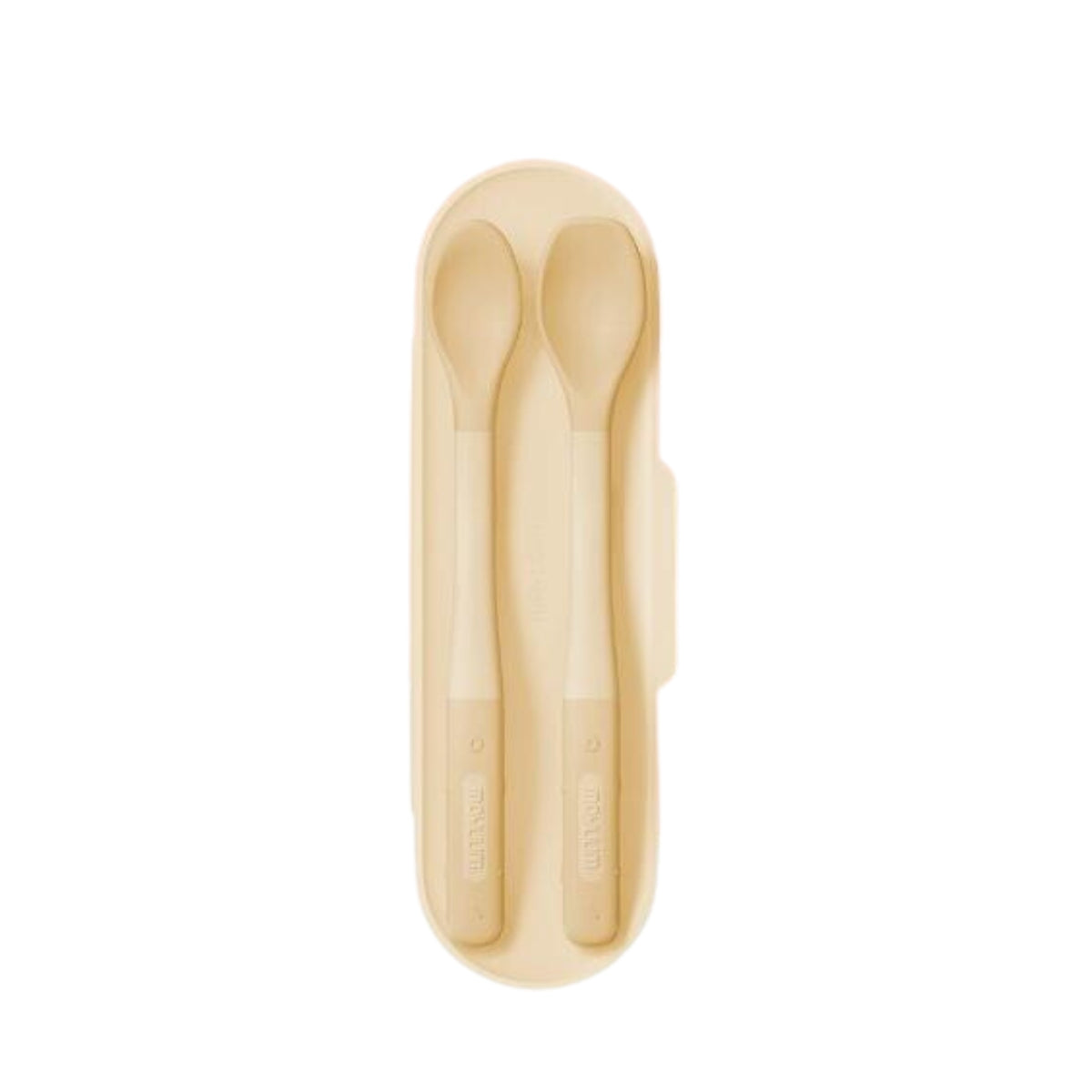 Moyuuum Baby Spoon Set with Case, 2pcs (2 Colors) - Pupsik Singapore